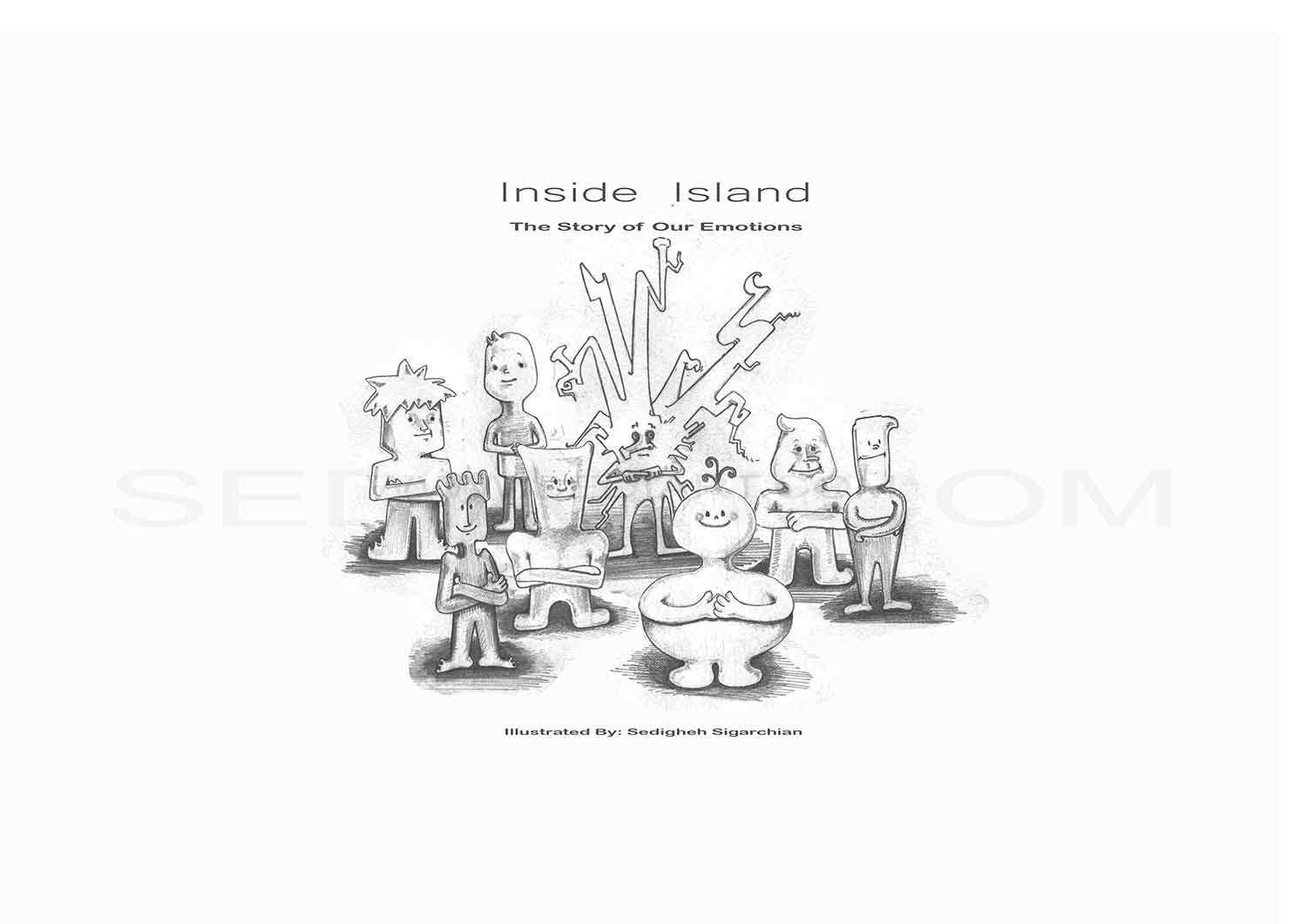 8 characters inside island