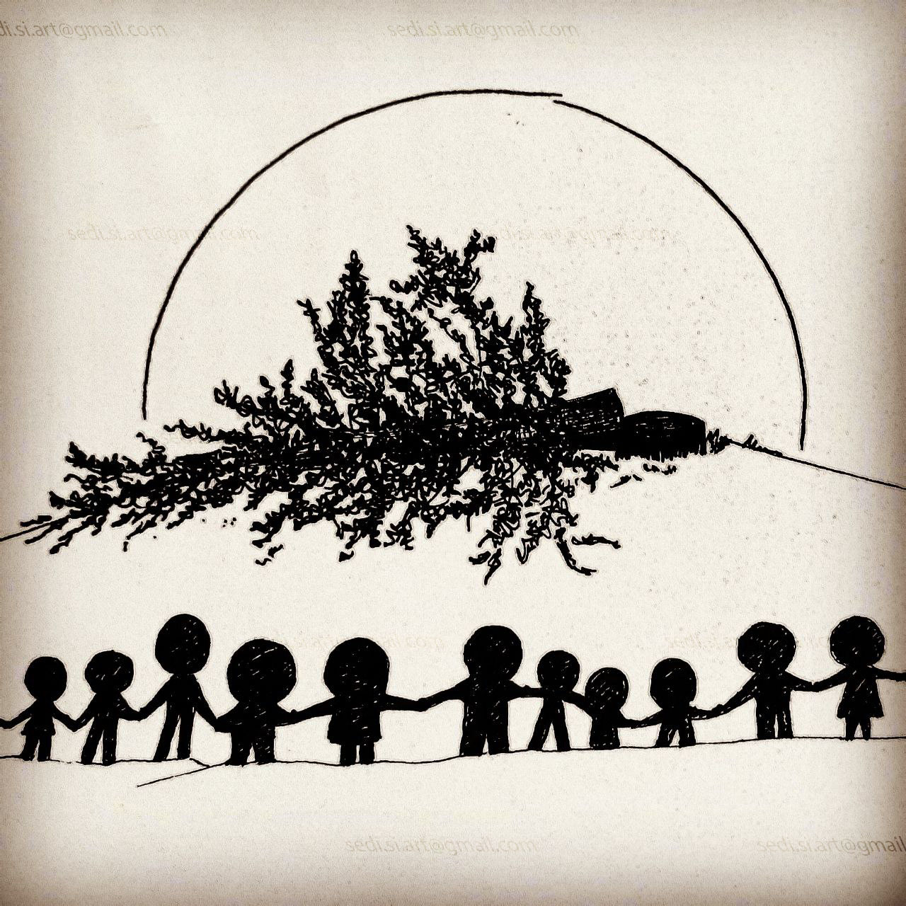 people are joined together