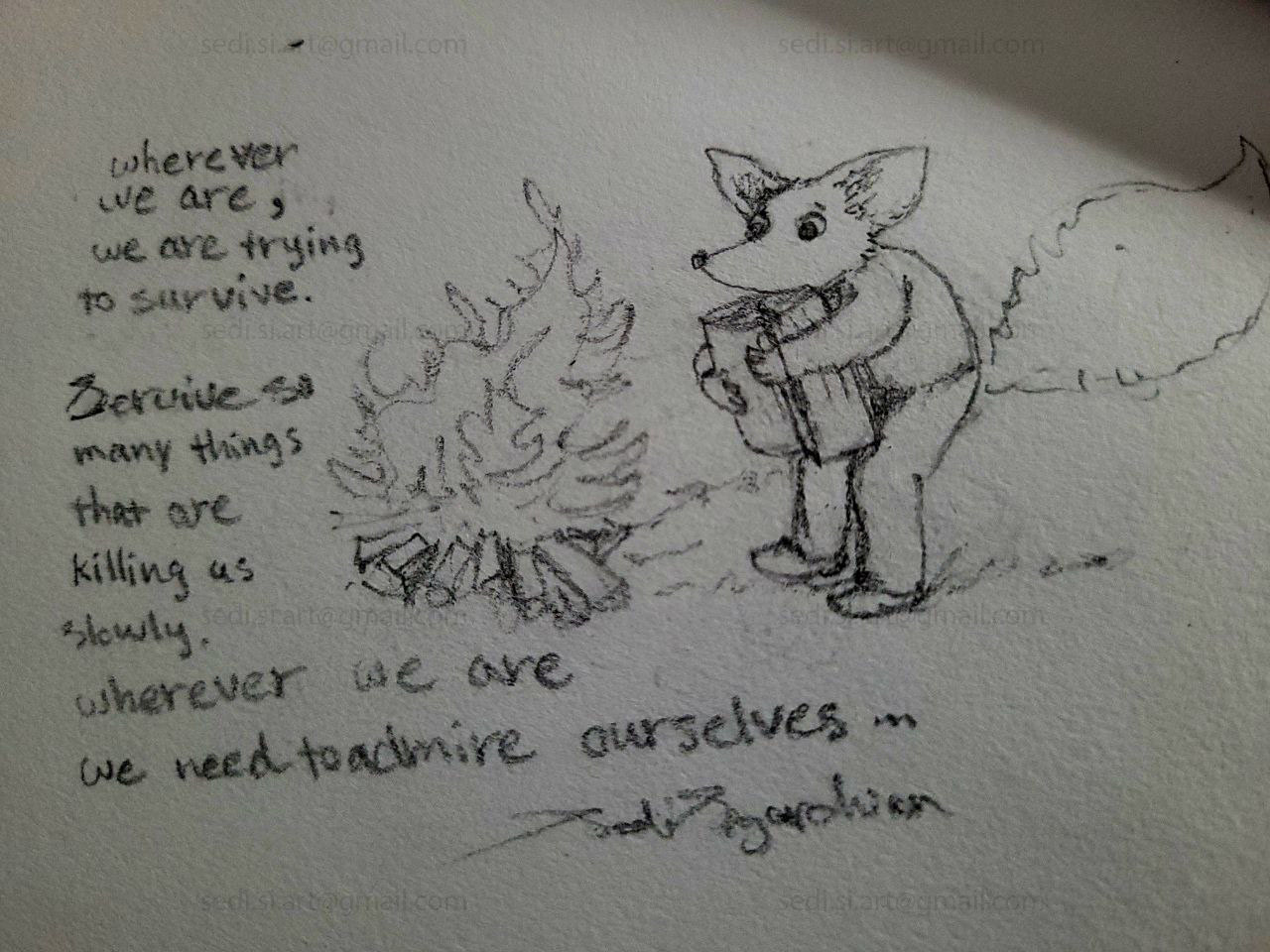 a mouse is getting warm